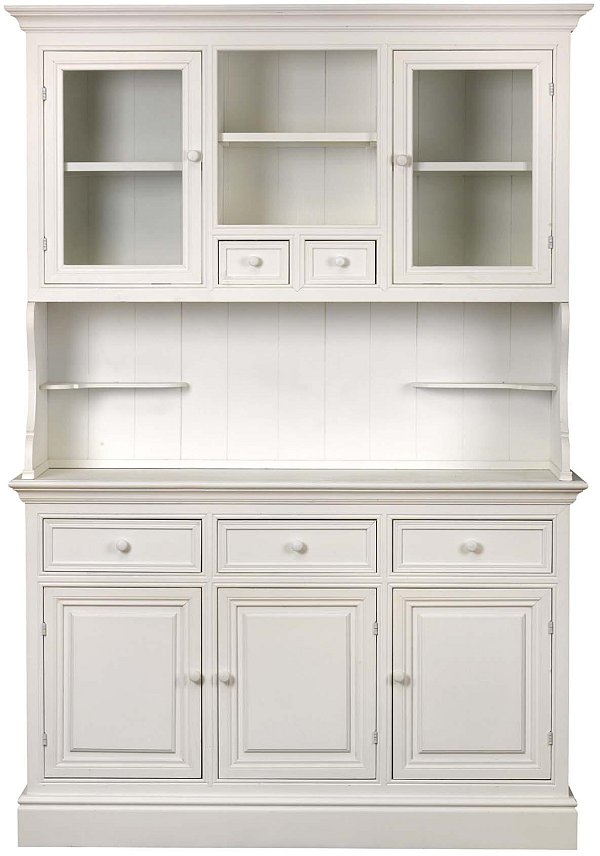 Mobile Vetrina Nantes in Legno Bianco