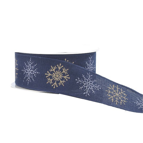 Nastro Tessuto Inverno Blu