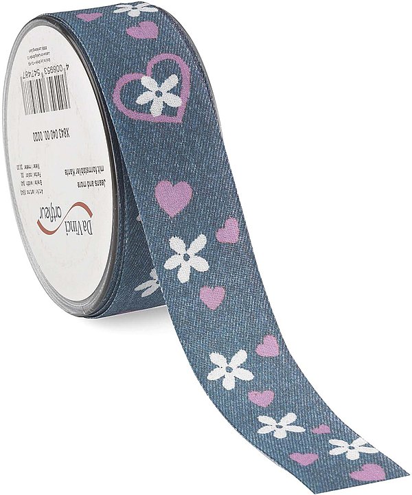 Nastro Tessuto Jeans Blu