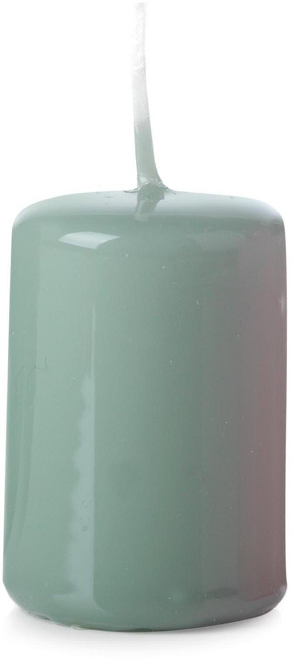 Candelotto Cera Laccata Verde giada