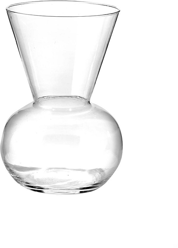 Vaso in Vetro Trasparente Trumpet
