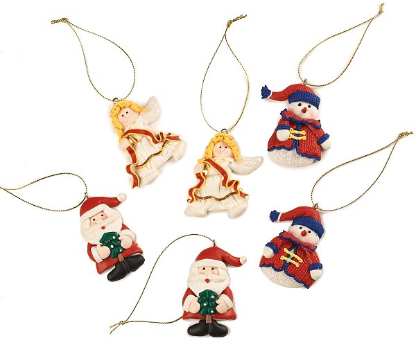 Soggetti Assortiti Santa Claus/Pupazzo/Angelo