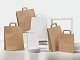 shopper carta kraft e maniglia piatta