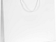shopper in carta lusso kraft colore bianco 170 gr con maniglia in cordino di cotone
