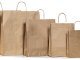 shopper carta kraft avana cn manici intrecciati